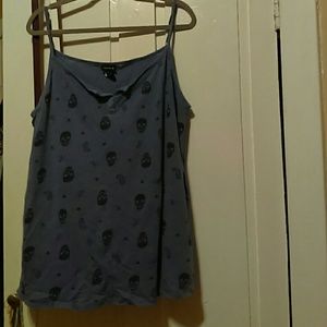 Torrid Skull Tank sz3